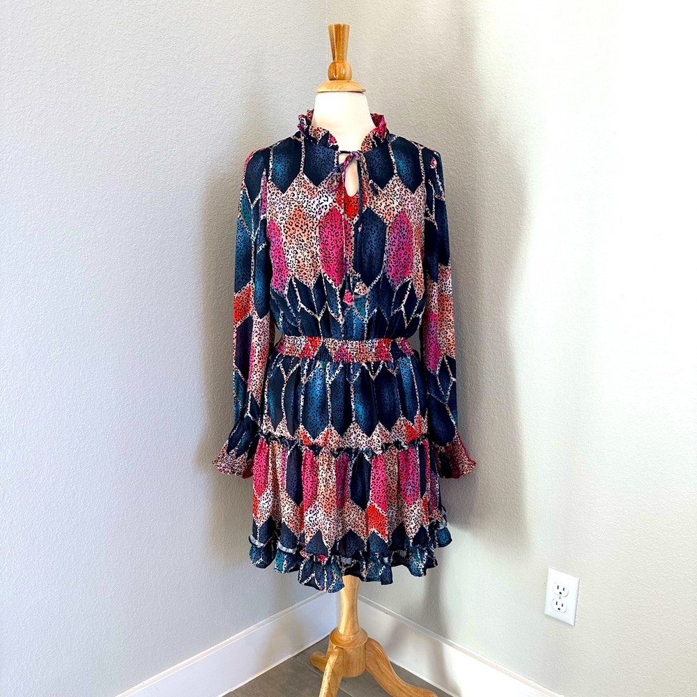 Mulla Geo Chic Dress NWT Size M